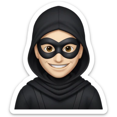 Thief emoji sticker