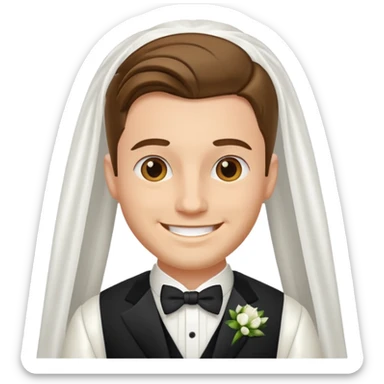 groom wedding dress emoji only sticker