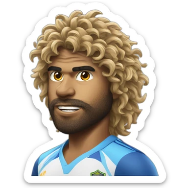 Lasith Malinga sticker