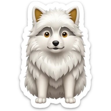 Loup Blanc GG sticker