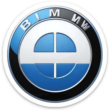 bmw logo sticker
