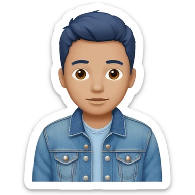 jeans jacket sticker