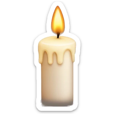 Christmas candles sticker