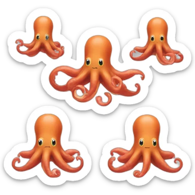 Hype hotdog octopus hybrid sticker