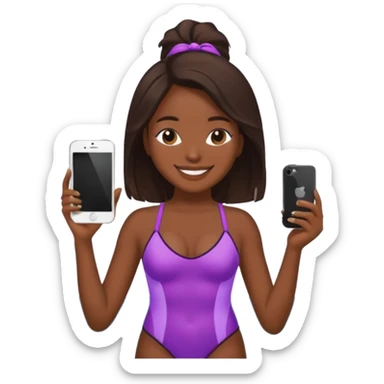 iphone 17 + a caribbean girl sticker