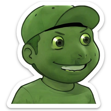 smiling boy indoors t-shirt sticker