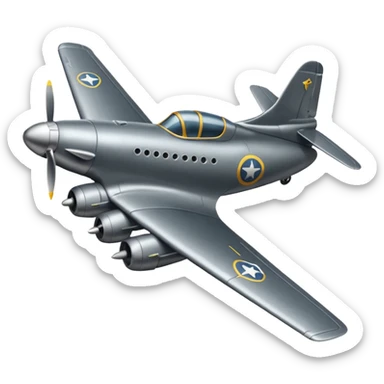 war plane sticker