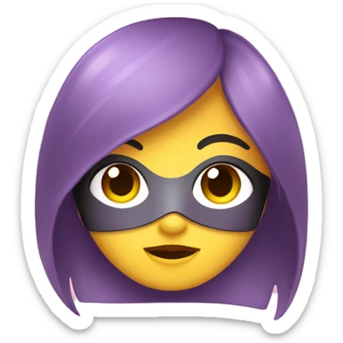 Chica kawaii con mascarilla  sticker