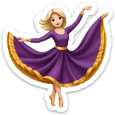 Emoji estilo ilustración de una mujer practicando danza aérea en tela, colgada en telas de seda, pose elegante, expresión feliz, estilo emoji moderno, colores suaves, fondo simple sticker