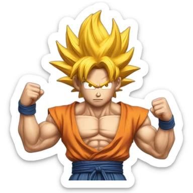 Goku pops sticker
