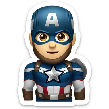 Captain America sticker