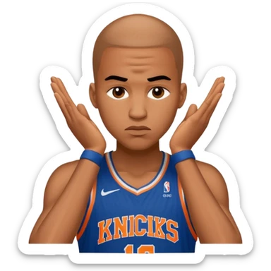  new york knicks facepalming sticker
