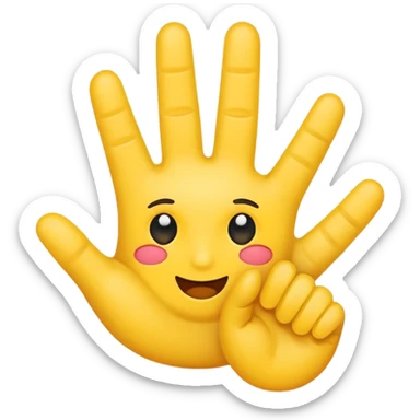 fingering emoji sticker