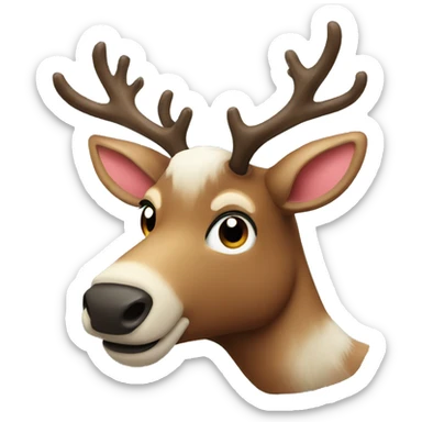 Reindeer sticker