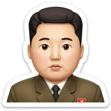kim jon un sticker