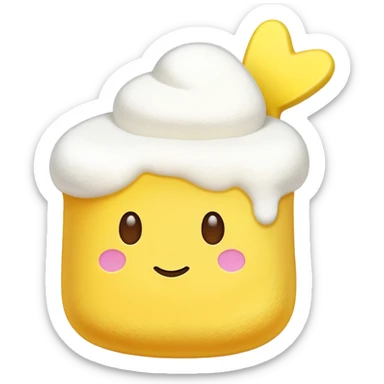 marshmallow peep sticker