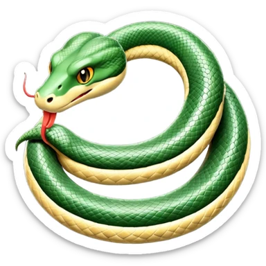  snake ouroboros  sticker