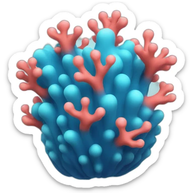 coral sticker