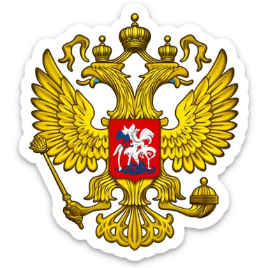 Coat of arms of the Russian Federation sticker