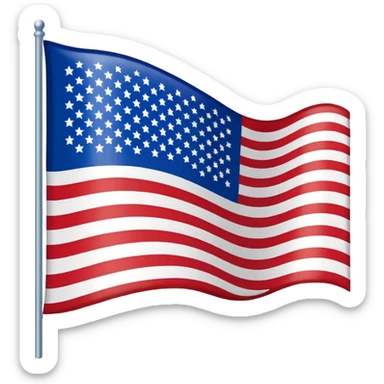 usa bandera sticker