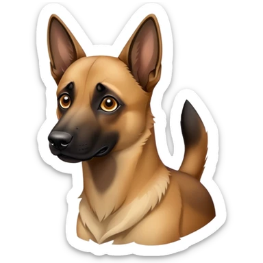 Malinois dog sticker