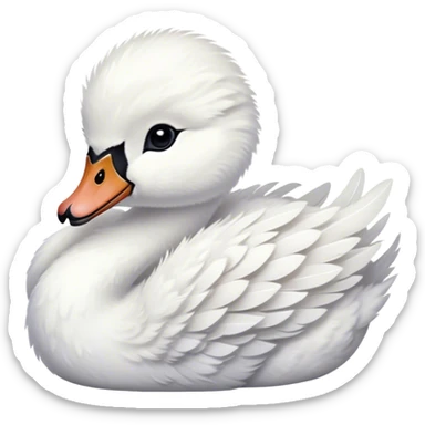 Baby swan  sticker