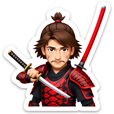 Daring Samurai sticker