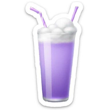 Lavender Italian soda sticker