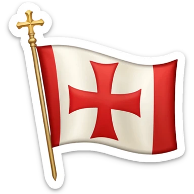 templar x gods of olympus flag sticker