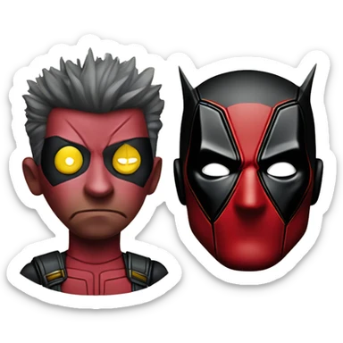 Deadpool wolverine sticker