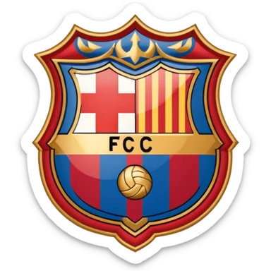 Barca escudo  sticker