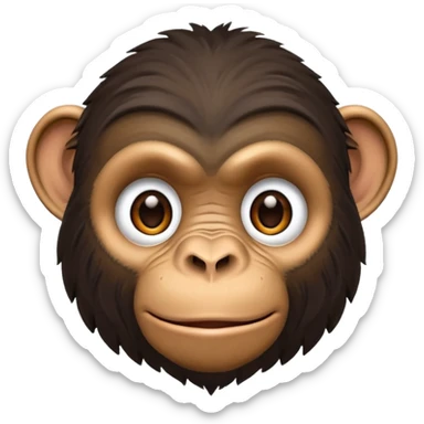 Chimpanzee sticker