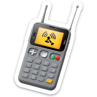 USSR mobile phone 1994 sticker