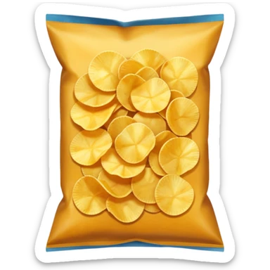 bag of chips sticker
