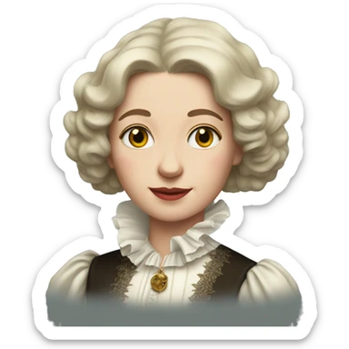 the portrait of Mathilde of Leon sticker
