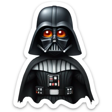 Darth Vader’s seriously dusty disturbing disgusting ghostly haunted horror house  sticker