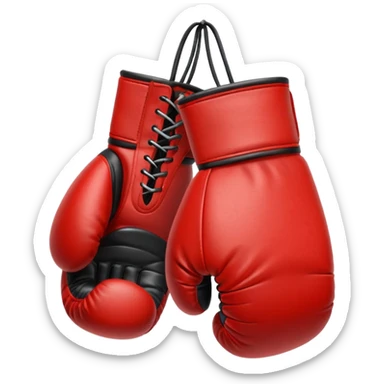 boxing gloves sticker