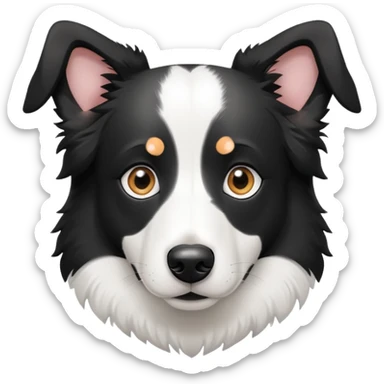 Merle border collie sticker