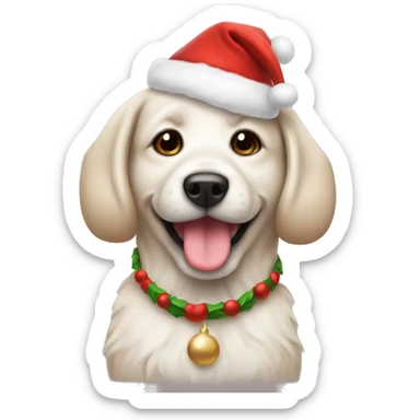 Cute Christmas dogs sticker