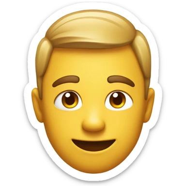 Hmm emoji but smirking sticker