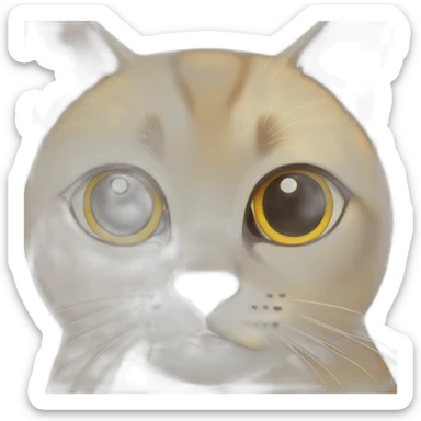 Burmese cat sticker