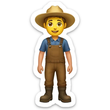 young farmer sticker