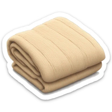 cozy beige blanket sticker