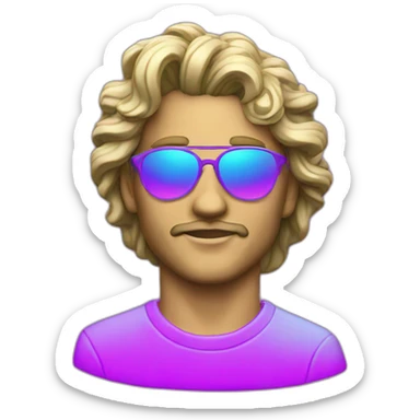 420 vaporwave  sticker