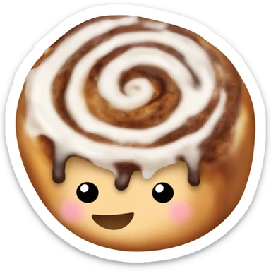 Cinnamon roll sticker