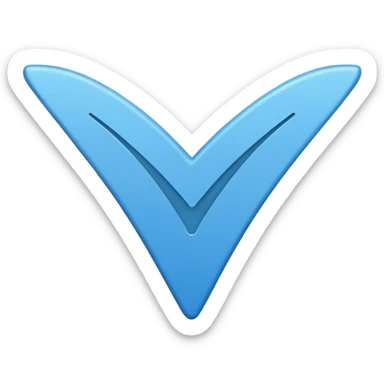 Create a black tick emoji that looks like facebook blue tick sticker
