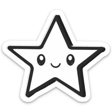 The star with a checkmark in the middle ￼ sticker