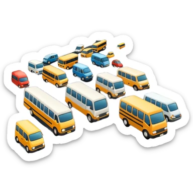 🚛🚚🚐🚛🚐🛻🚒🚌🚕🚌🚕🚎🚑🚛🚒🏍🛺🚗🚌🚕🛻🚒rush hour sticker