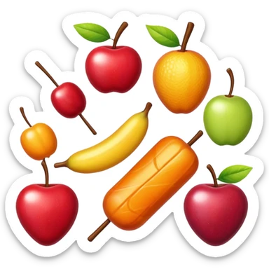Candy-Coated Fruits sticker
