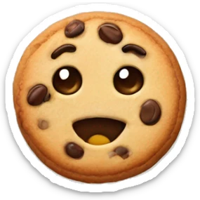 Cute cookie sticker